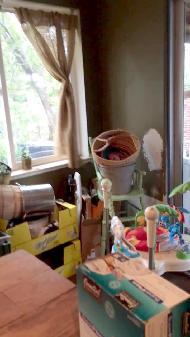 Video thumbnail showing: A squirrel runs around a kitchen indoors as several children scream and try to catch it. A boy catches it under a net and a girl pulls a door open while another girl cries.